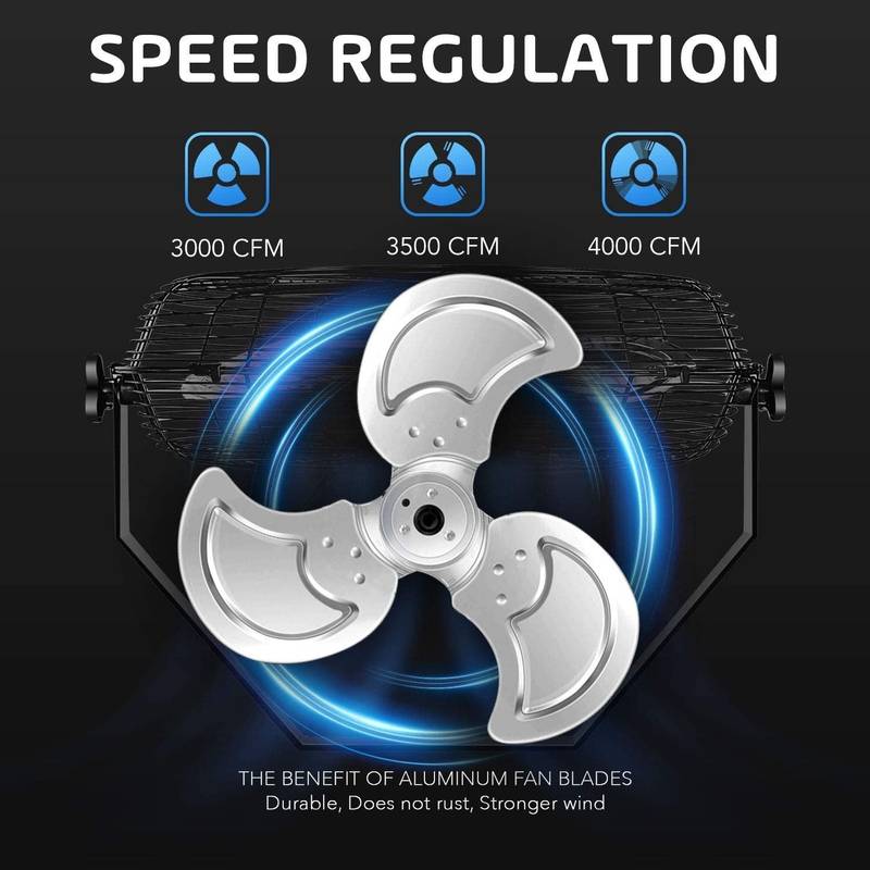High-Performance Wall Mount Fan for Any Space