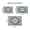 Vintage Boho Flower Area Rug – Washable and Non-Slip for Any Space