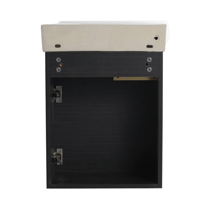 Cozy Compact Bathroom Vanity with Soft Close Doors & Sink