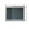 Elegant Touch LED Vanity Mirror - Anti-Fog & Dimmable Magic!