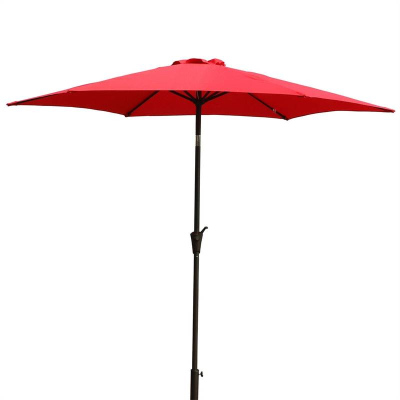 Red Patio Umbrella with Carry Bag