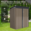 Cozy Corner Metal Shed for Your Garden