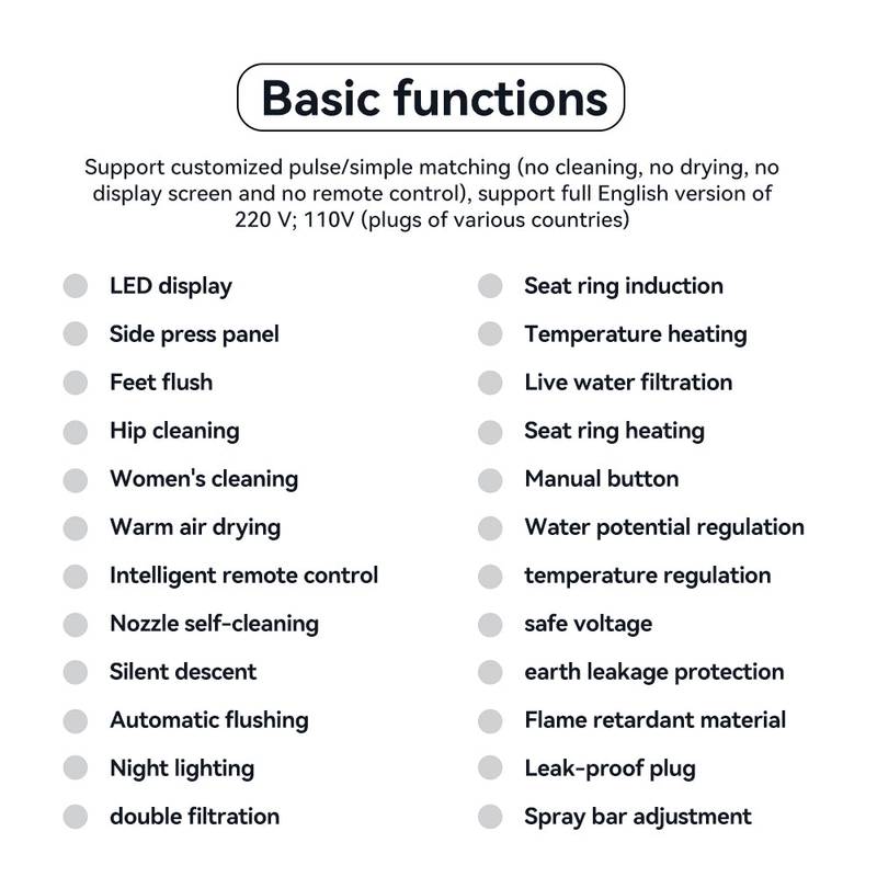 Heated Bidet Comfort Toilet