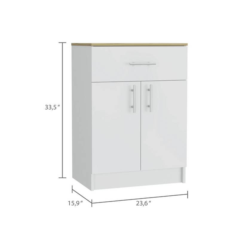 Chic Pantry Organizer with Drawer and Shelves