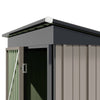 Cozy Corner Metal Shed for Your Garden