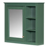 Sleek Mirror Medicine Cabinet with Open Shelves