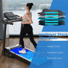 Foldable Fitness Treadmill with Speakers & Adjustable Incline
