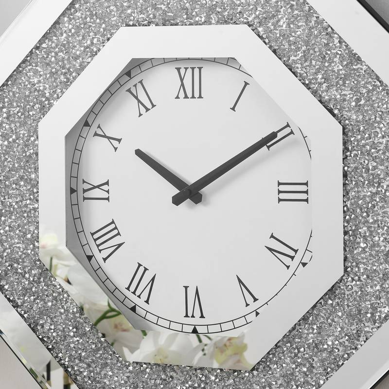 Gemstone Octagonal Wall Clocks
