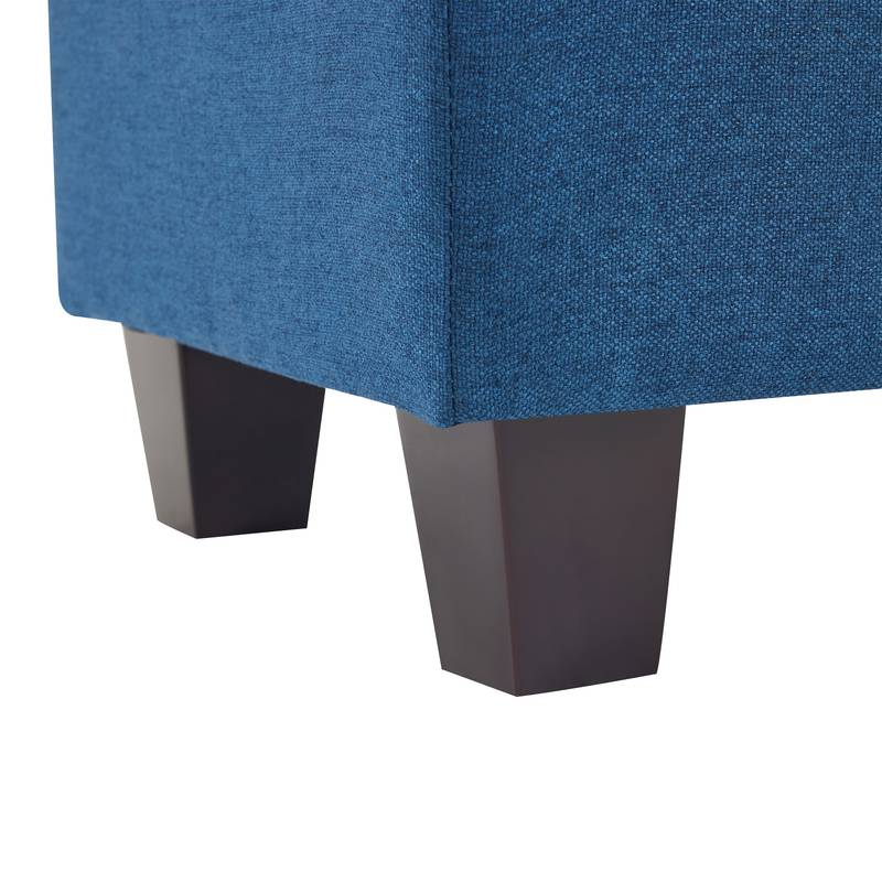 Navy Blue Cozy Ottoman
