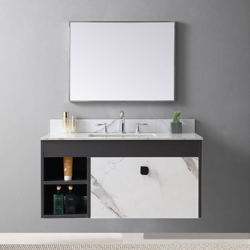 Elegant Carrara Stone Bathroom Vanity Top