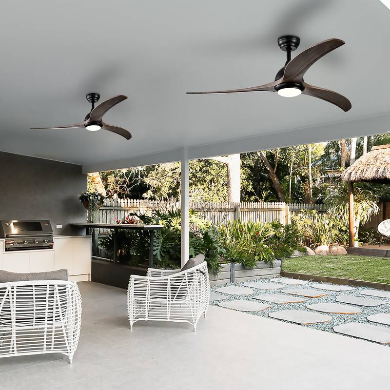 Chic Ceiling Fan with Remote & Light - Perfect for Any Space!