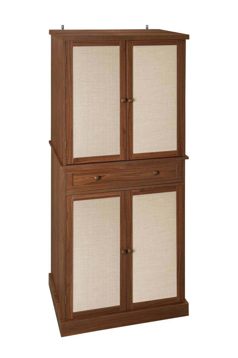 Versatile Storage Cabinet with Adjustable Shelves and Drawer