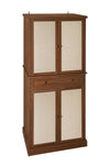 Versatile Storage Cabinet with Adjustable Shelves and Drawer