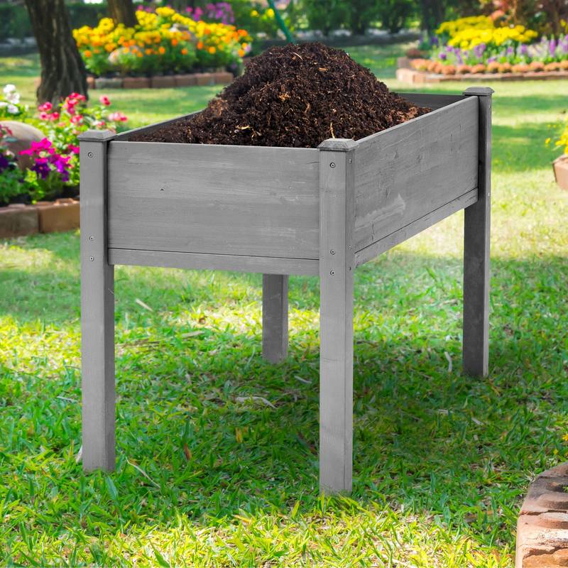 Eco-Friendly Elevated Garden Bed for Easy Planting