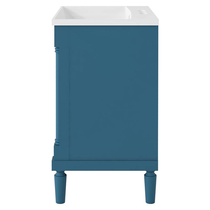 Chic Double-Tier Bathroom Vanity with Sink