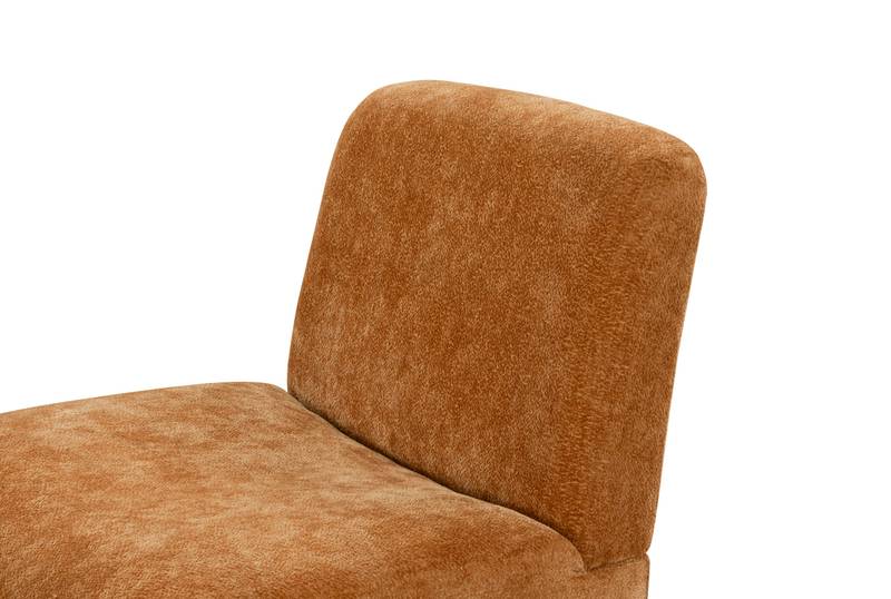 Cozy Orange Accent Chair