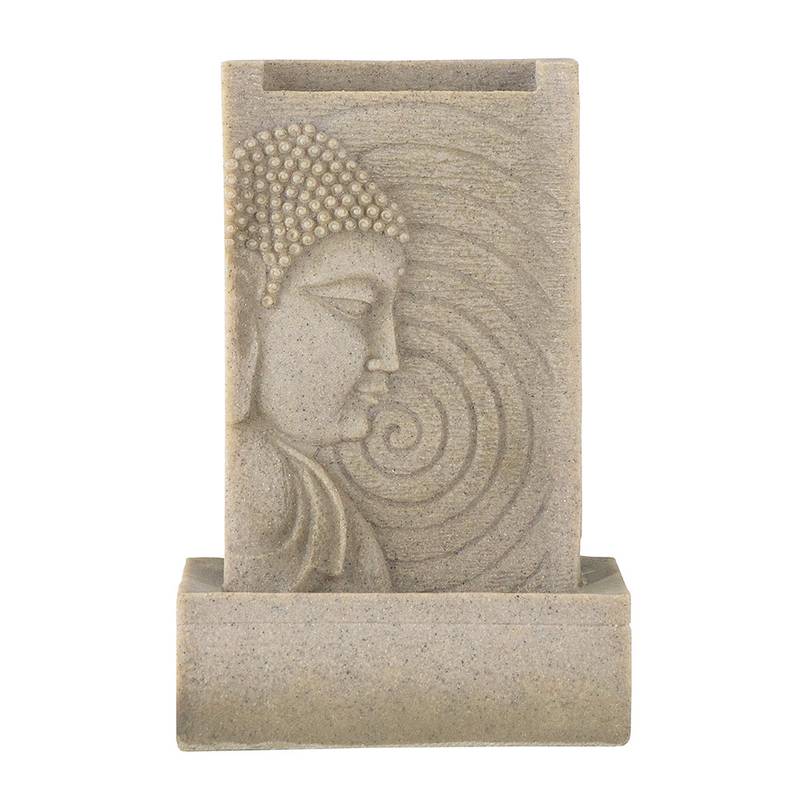 Serenity Buddha Tabletop Fountain with LED Glow