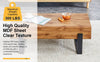 Chic Rustic Coffee Table with Metal Legs