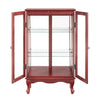 Charming Lighted Curio Cabinet with Glass Doors