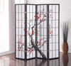 Plum Blossom Black Room Divider Screen
