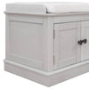 Stylish Storage Bench with Cushioned Seat