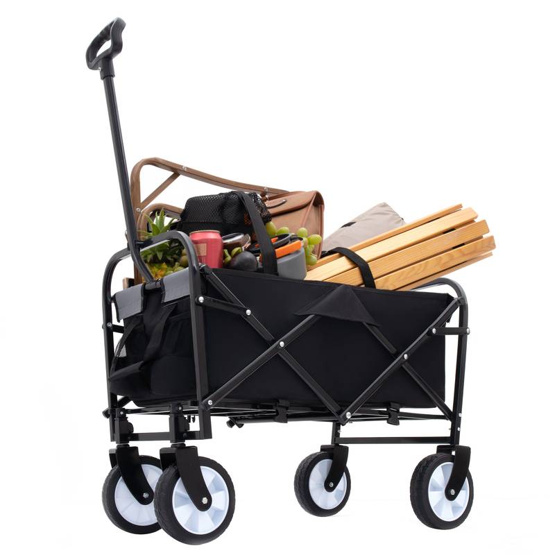 Versatile Collapsible Beach Cart with Liner Bags