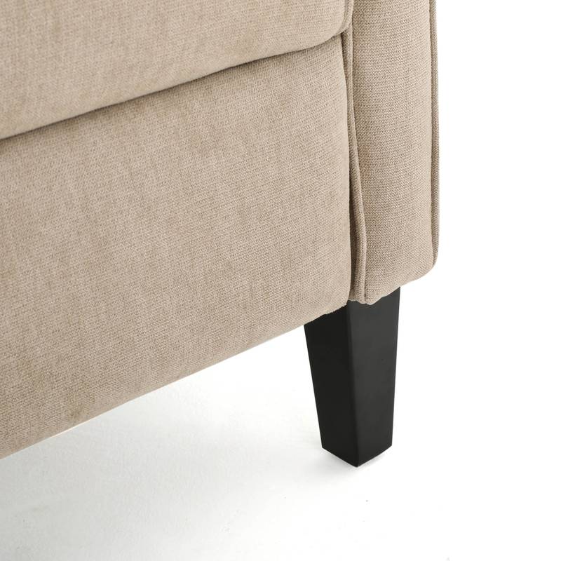 Luxe Linen Push-Back Chair