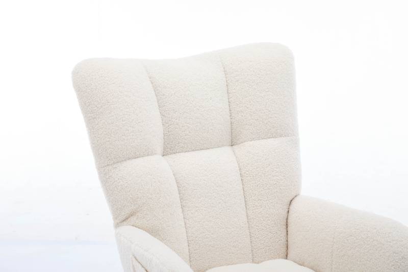 Cozy Glide Rocking Chair for Nurseries and Homes