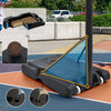 Glow & Shoot: Adjustable Portable Basketball Hoop for All Ages