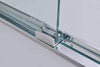 Sleek Slide Shower Door - Clear Safety Glass & Chrome Finish