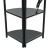 Illuminate Corner Shelf with USB & Glass Holder