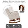 Cozy Glide Rocking Chair with Pockets