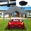 Durable Carport Canopy Cover - Waterproof & UV-Resistant with Elastic Buckles