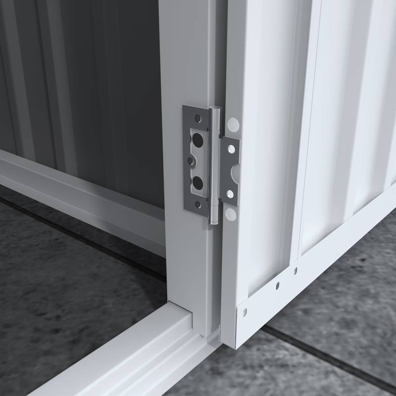 Sturdy Outdoor Storage Shed with Double Lock and Vents
