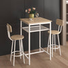 Chic Bar Table Set with Cozy Stools