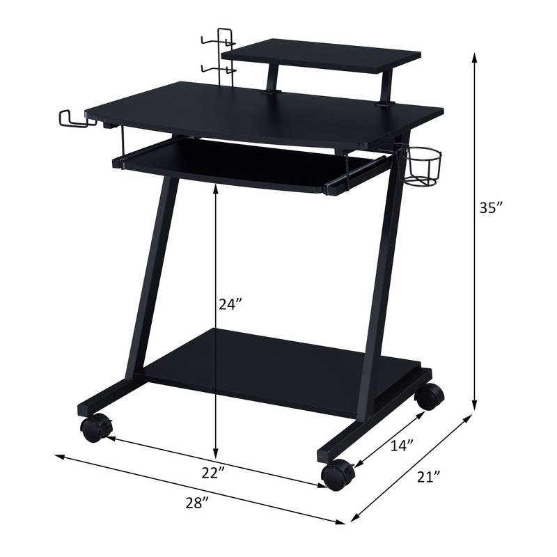 ACME Black Gaming Table