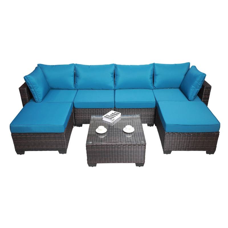 Cozy Rattan Patio Lounge Set