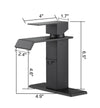 Elegant Waterfall Bathroom Faucet