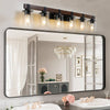 Rustic Farmhouse 6-Light Vanity Sconce