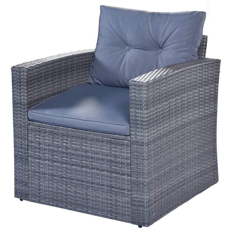 Cozy All-Weather Wicker Outdoor Lounge Set
