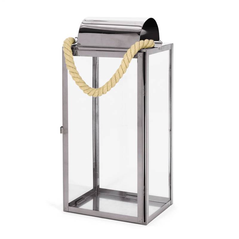 Shimmering Steel Lantern
