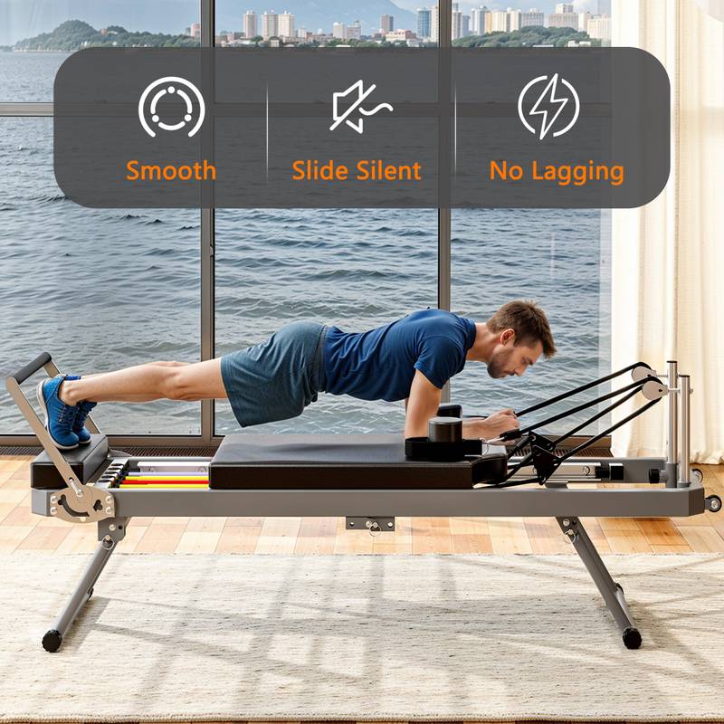 Ultimate Pilates Reformer - Versatile Home Gym Gear for Strength, Posture, and Relaxation