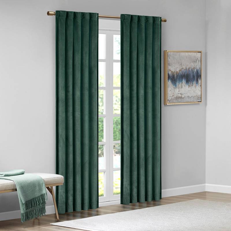 Luxurious Darkening Velvet Curtain Pair