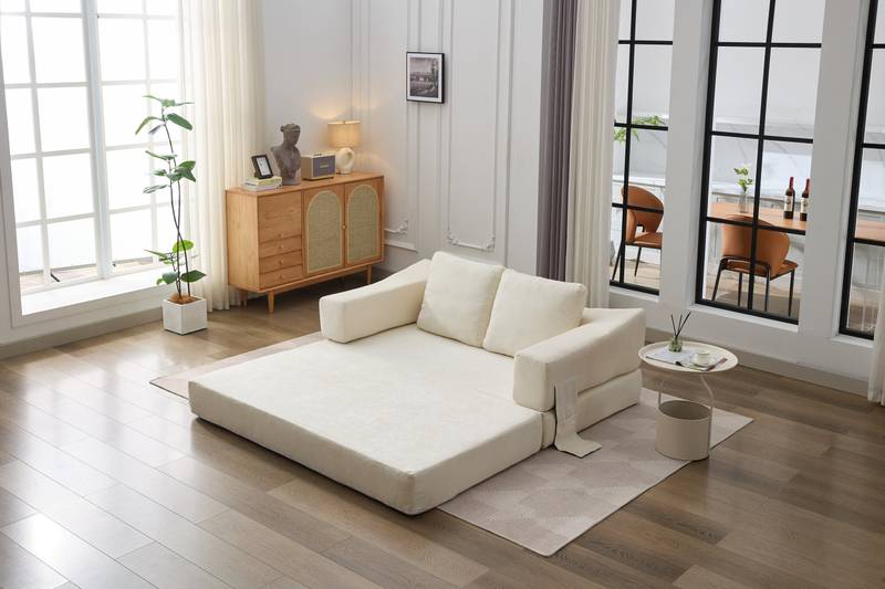 Chic Convertible Sofa Bed & Floor Couch
