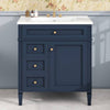 Sleek Bathroom Vanity with Stylish Sink and Ample Storage