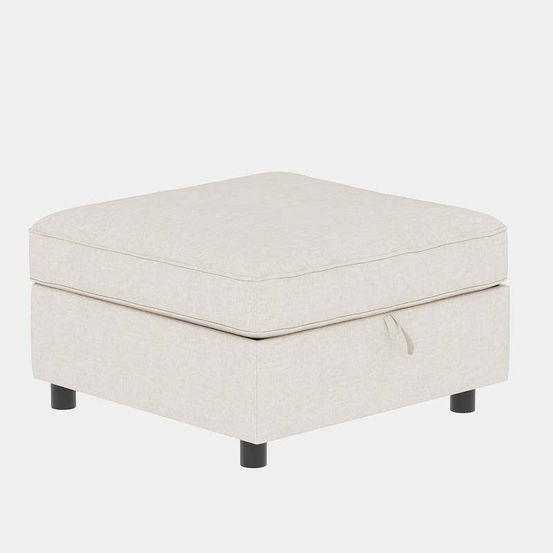 Cozy Mid-Century Loveseat with Hidden Storage