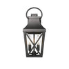 Sleek Black Outdoor Wall Light