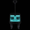 Blue Folding Utility Wagon - Your Go-To Cart for Beach Trips, Shopping, and More!