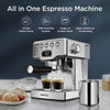 Espresso Bliss: Home Barista Machine with Milk Frother