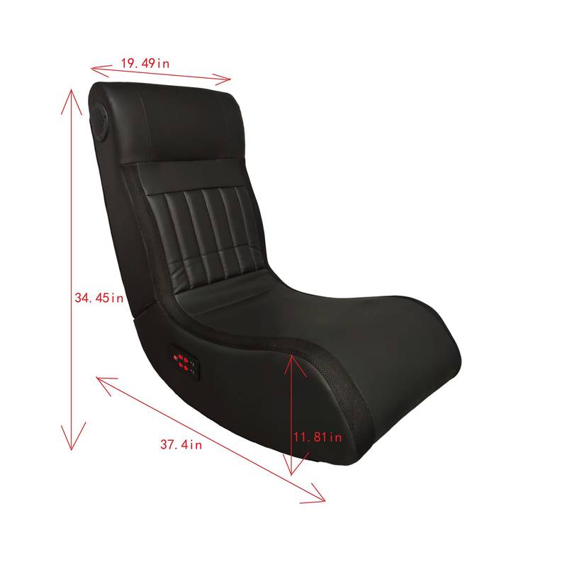 Ultimate Foldable Gaming Chair with Speakers & Vibe Massage